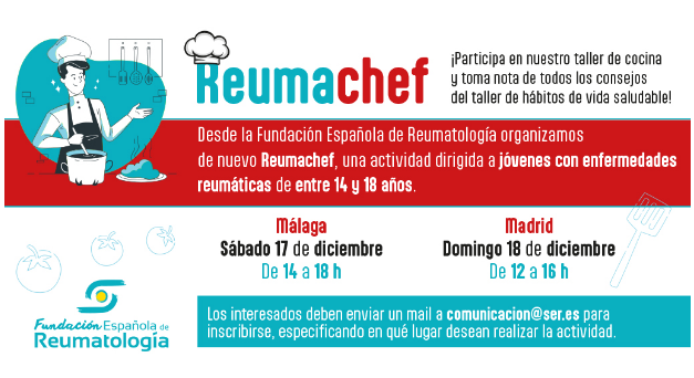 Reumachef para jóvenes de entre 14 y 18 años con enfermedades reumáticas.