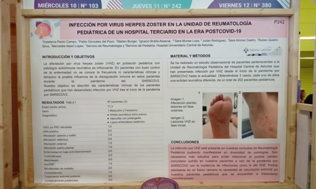 Infección por virus herpes zóster en la Unidad de Reumatología Pediátrica de un hospital terciario en la era postCOVID-19