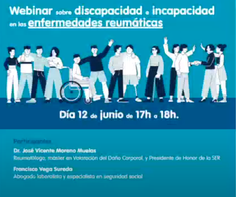 Webinar sobre discapacidad e incapacidad en las enfermedades reumáticas