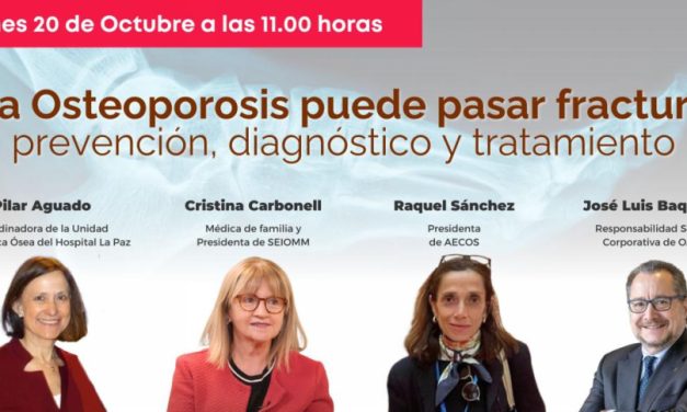 Servimedia organiza un diálogo sobre prevención, diagnóstico y tratamiento de la osteoporosis